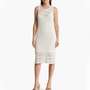 STITCHDROP Scottsdale Crochet Maxi Dress Small White